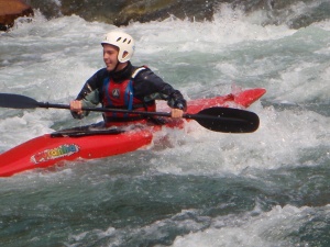 Coming out of the rapids